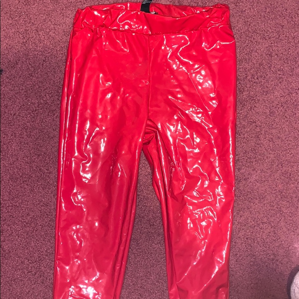 Latex leggings